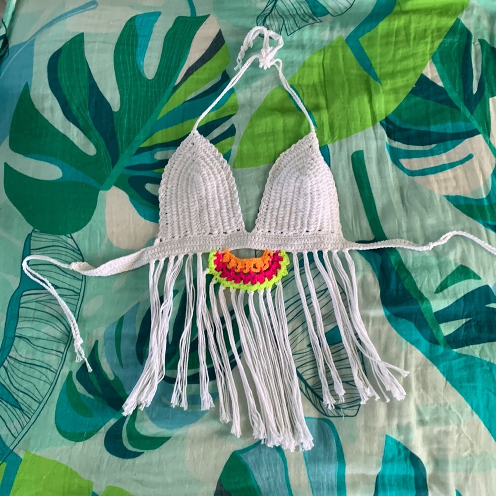 🌈 ✨ Handmade Crochet Boho Gypsy Top ✨ 🌈 🧿🪬🔮🌱